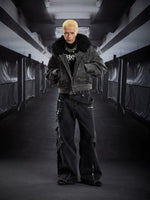 Distressed Multi-Pocket Wide Leg Cargo Pants 5