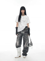 Distressed Print Slim Fit T-Shirt 5