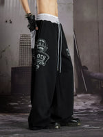 Graphic Print Wide Leg Sweatpants 5