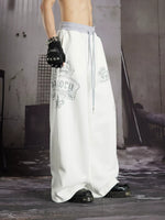 Graphic Print Wide Leg Sweatpants 5