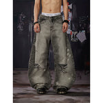 6076785908723,6076785908724,6076785908725,6076785908726, Distressed Wide Leg Jeans