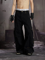 Loose Straight Leg Multi-Pocket Cargo Pants 3