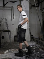 Zipper-Detail Crew Neck T-Shirt 5