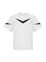 6088732312002,6252495595535,6252495595536,6252495595537, Zipper-Detail Crew Neck T-Shirt