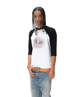 Waffle Raglan Three-Quarter Sleeve T-Shirt 5