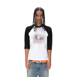 6219039162775,6219039162776,6219039162777, Waffle Raglan Three-Quarter Sleeve T-Shirt