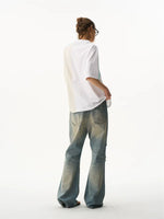 Color Block Striped Embroidered T-Shirt 5