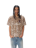 Leopard Print Casual Loose Fit T-Shirt 1