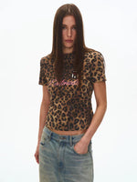 Leopard Print Casual Loose Fit T-Shirt 3