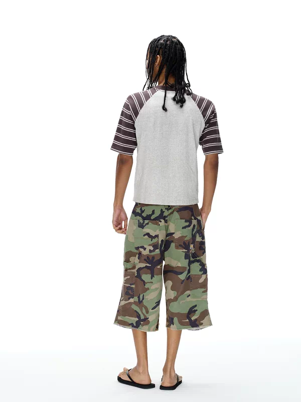 Loose-Fit Camouflage Leopard Print Pants 5