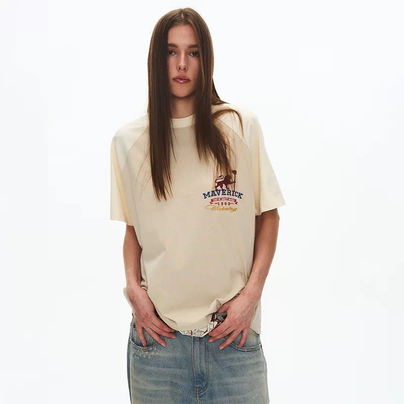 6225791519543,6225791519544,6225791519545,6225791519546, Graphic Print Raglan T-Shirt