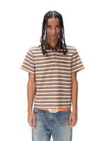 Striped Embroidered Short-Sleeve Polo Shirt 3