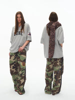 Camouflage Embroidered Short-Sleeve T-Shirt 4
