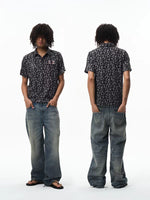 Leopard Print Embroidered Polo Shirt 1