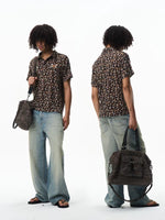 Leopard Print Embroidered Polo Shirt 3