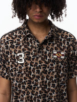 Leopard Print Embroidered Polo Shirt 5