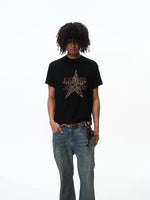 Leopard Star Graphic Short Sleeve T-Shirt 2