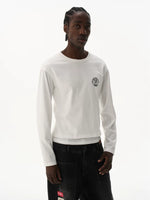 Embroidered Double Layer Long-Sleeve T-Shirt 3