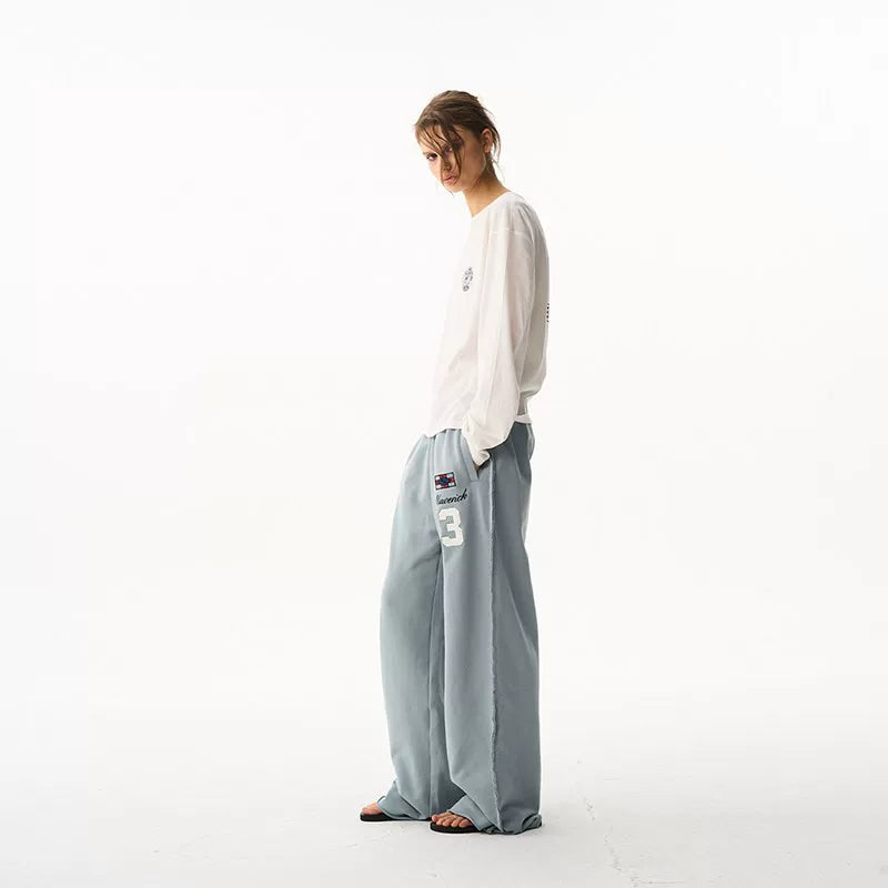 6027917457726,6027917457729,6027917457732,6027917457735, Loose Fit Sporty Embroidered Sweatpants