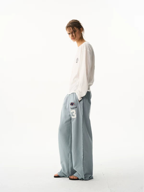 Loose Fit Sporty Embroidered Sweatpants 4