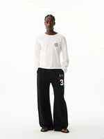 Loose Fit Sporty Embroidered Sweatpants 5