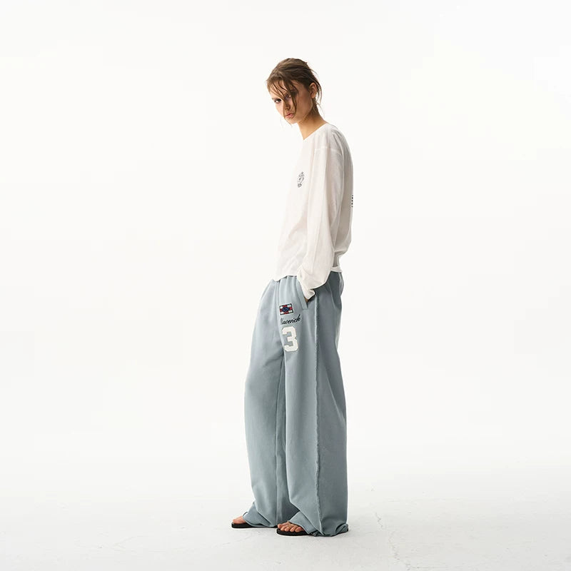 6021912552564,6021912552565,6021912552566,6021912552567, Loose Fit Sporty Embroidered Sweatpants