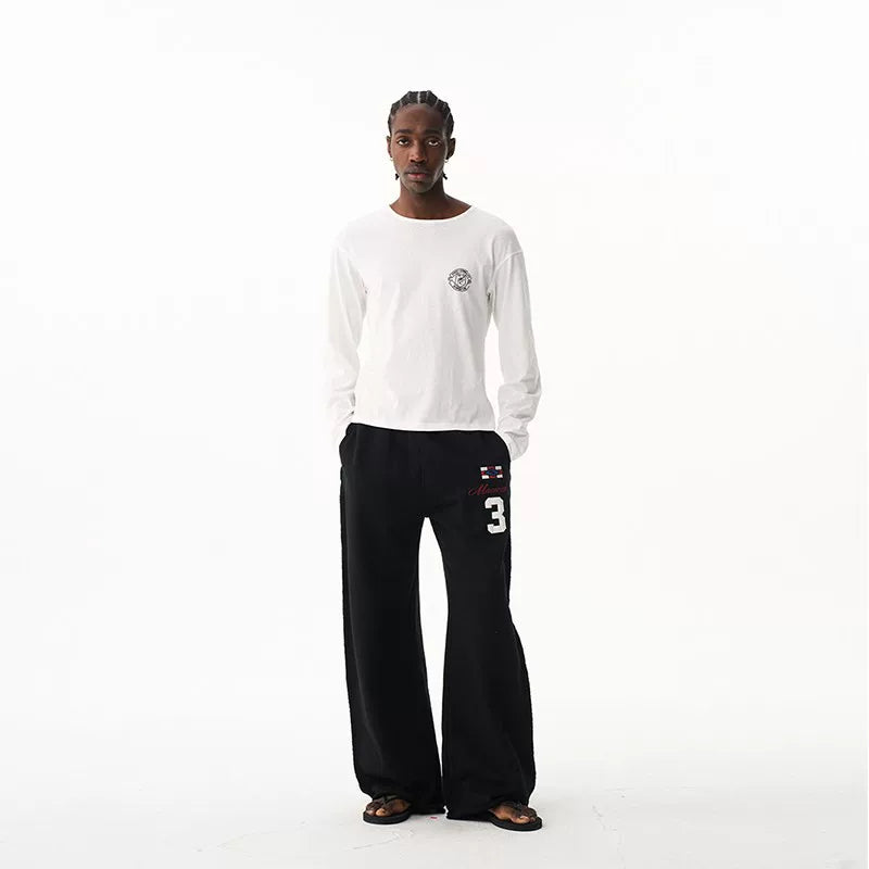 6027917457727,6027917457730,6027917457733,6027917457736, Loose Fit Sporty Embroidered Sweatpants