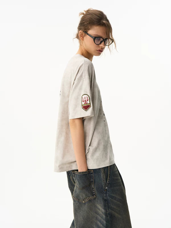 Unicorn Graphic Oversized Short-Sleeve T-Shirt 4