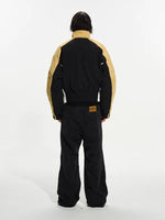 Colorblock Sport Patchwork Cotton Short Jacket 5