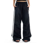 6098473131188,6098473131189,6098473131190,6098473131191, Wide Leg Striped Track Pants