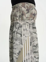 Double Waist Camouflage Wide-Leg Sporty Pants 4