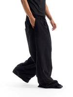 Double-Waist Wide-Leg Pleated Casual Pants 3