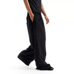 5931545112401,5931545112402,5931545112403,5931545112404, Double-Waist Wide-Leg Pleated Casual Pants
