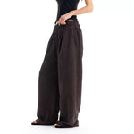 5931545112405,5931545112406,5931545112407,5931545112408, Double-Waist Wide-Leg Pleated Casual Pants