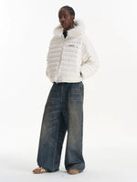 Duck Down Puffer Jacket with Detachable Fur 4