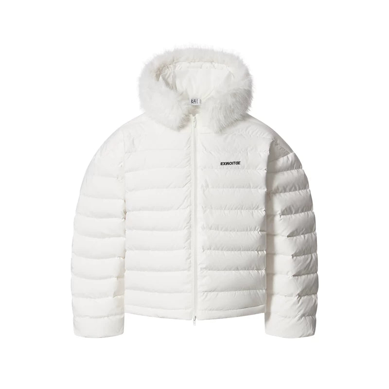 5978743285777,5978743285778,5978743285779,5978743285780, Duck Down Puffer Jacket with Detachable Fur