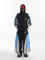 Colorblock Embroidered Loose-Fit Sport Jacket 2