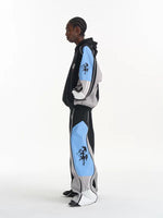 Colorblock Embroidered Loose-Fit Sport Jacket 3