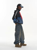 Colorblock Loose Fit Sports Jacket 3