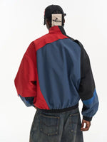 Colorblock Loose Fit Sports Jacket 5