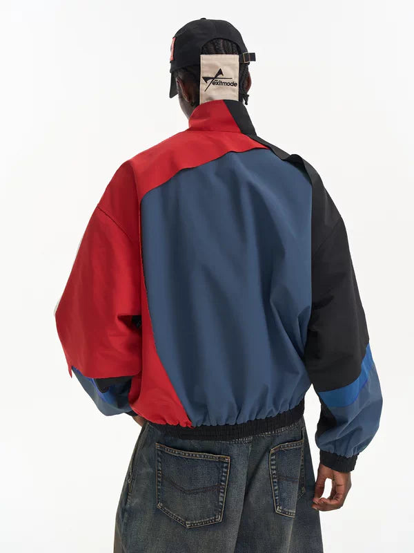 Colorblock Loose Fit Sports Jacket 5