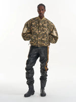 Heavyweight Oversized Camouflage Bomber Jacket 2