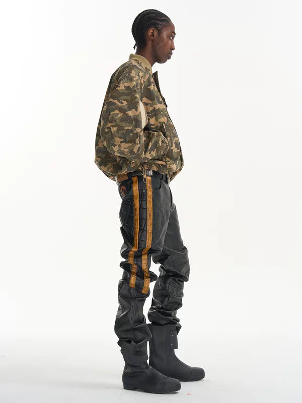 Heavyweight Oversized Camouflage Bomber Jacket 3