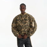 5995304545851,5995304545852,5995304545853,5995304545854, Heavyweight Oversized Camouflage Bomber Jacket