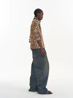 Leopard Print Casual Polo Shirt 4
