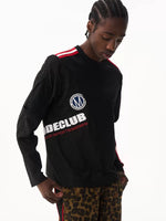 Patchwork Crew Neck Long Sleeve T-Shirt 4