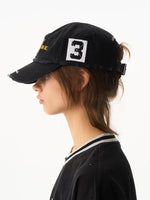 Distressed Embroidered Baseball Cap 4
