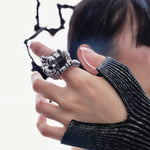 5248981901660, Handmade Futuristic Index Finger Ring