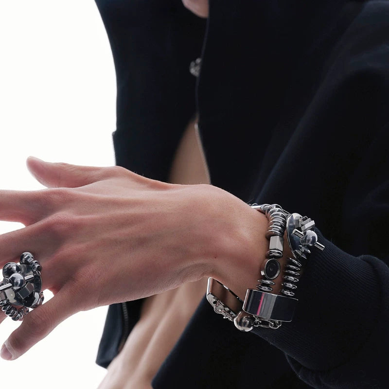 5807791402751, Handmade Futuristic Index Finger Ring