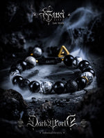 Natural Obsidian Beaded Bracelet 2